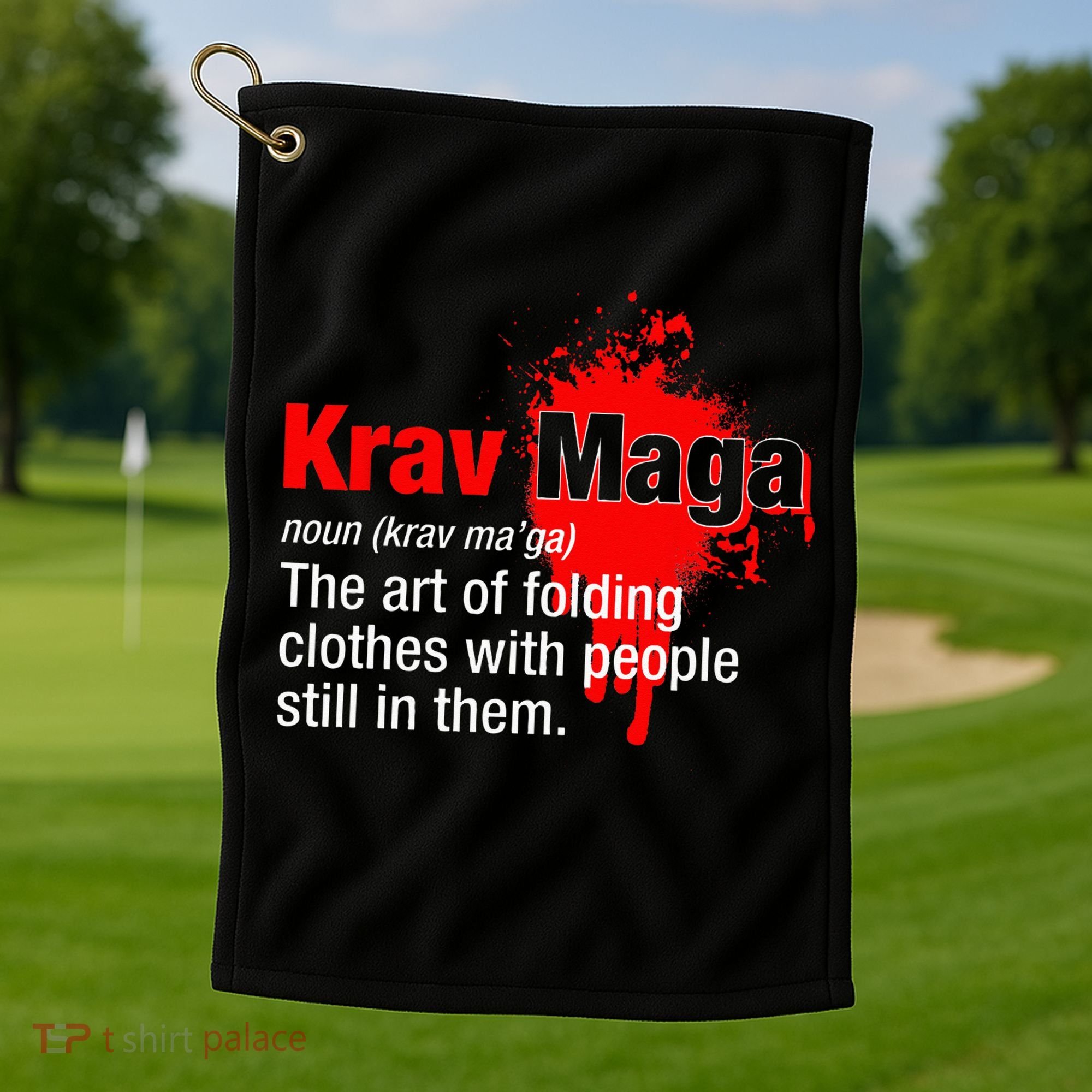 Definition Krav Maga Golf Towel
