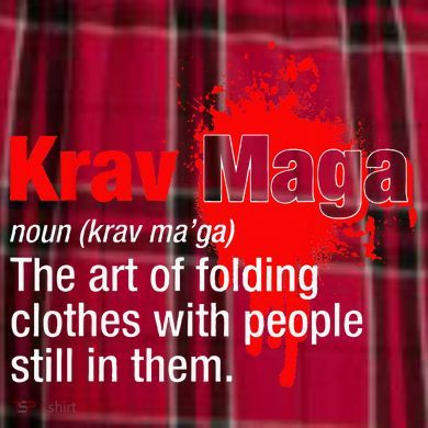 Definition Krav Maga Men's Flannel Plaid Pajama Pants