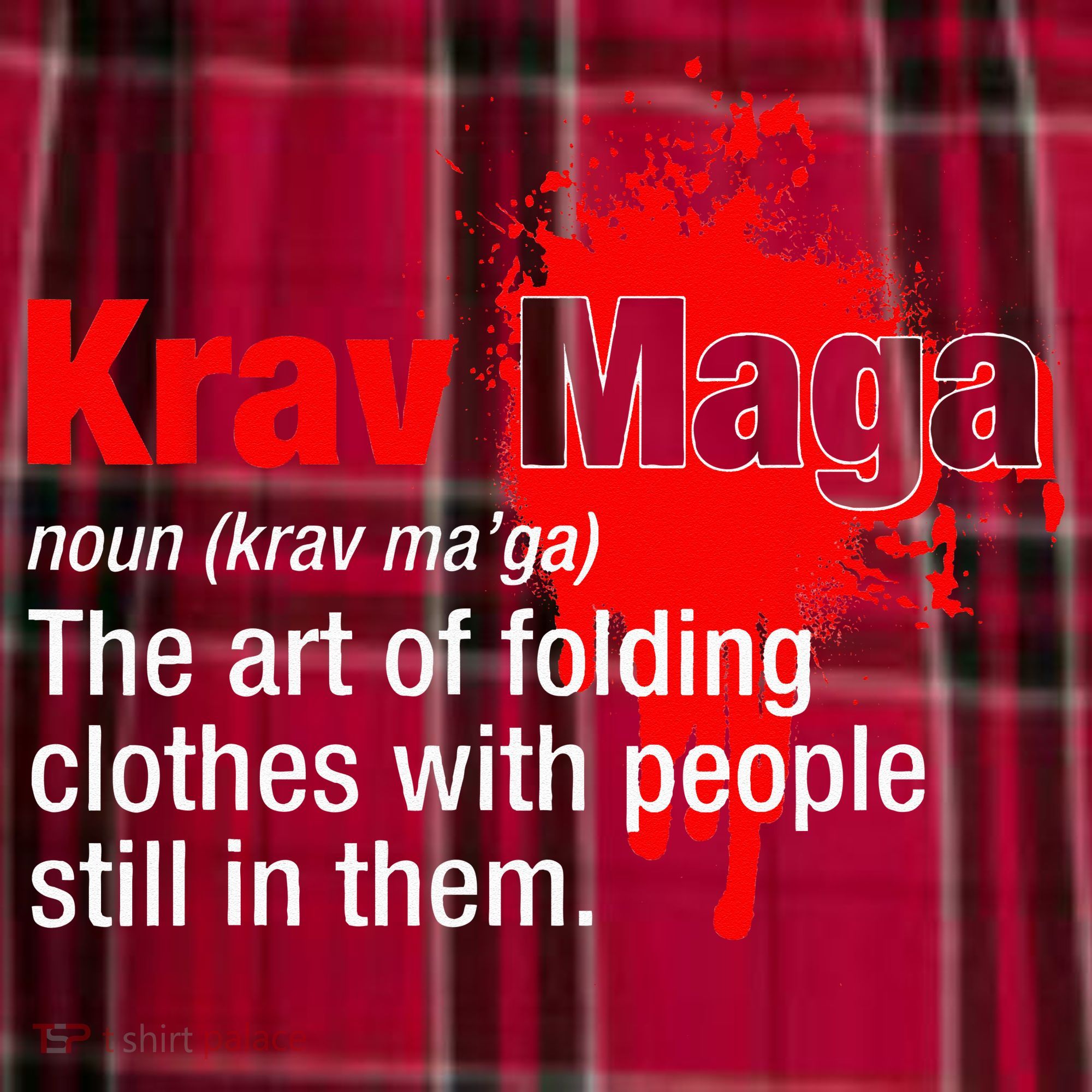 Definition Krav Maga Men's Flannel Plaid Pajama Pants