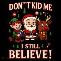 Don’t Kid Me I Still Believe Cute Christmas Cartoon Coffee Mug thumb 5