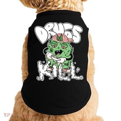 Drugs Kill Marijuana Bud Cartoon Doggie Tank