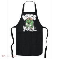 Drugs Kill Marijuana Bud Cartoon Apron thumb 0