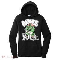Drugs Kill Marijuana Bud Cartoon Women's Hoodie thumb 0