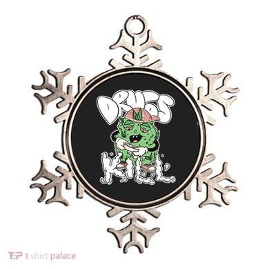 Drugs Kill Marijuana Bud Cartoon Ornament