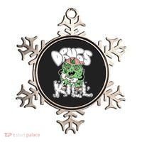 Drugs Kill Marijuana Bud Cartoon Ornament thumb 0