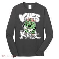 Drugs Kill Marijuana Bud Cartoon Long Sleeve Shirt thumb 0