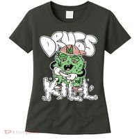 Drugs Kill Marijuana Bud Cartoon Women's T-Shirt thumb 0