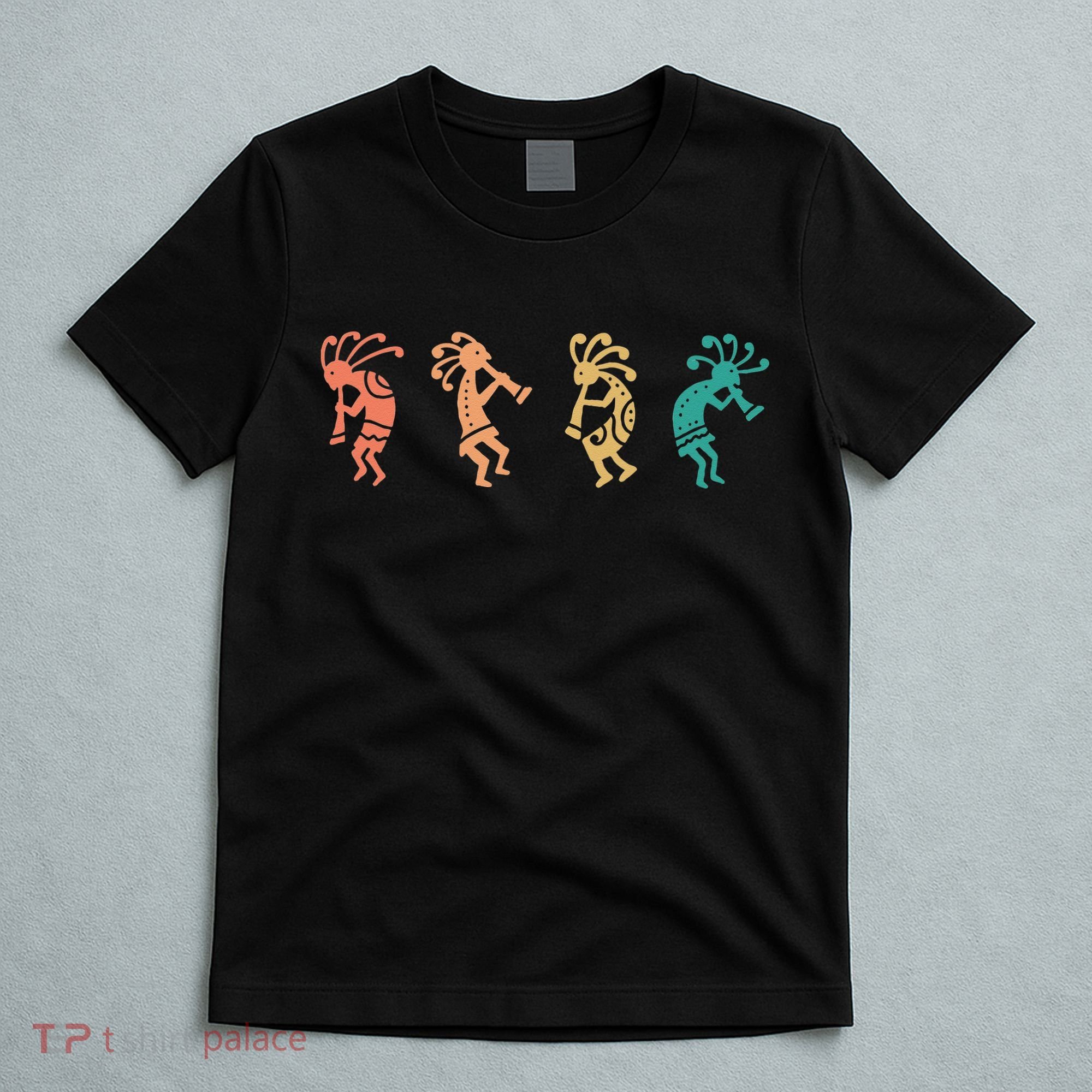 Dancing Kokopelli Southwestern USA Native American Symbol T-Shirt