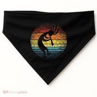 Dancing Kokopelli Southwestern USA Native American Symbol USA-Made Doggie Bandana thumb 0