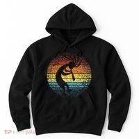 Dancing Kokopelli Southwestern USA Native American Symbol Hoodie thumb 0