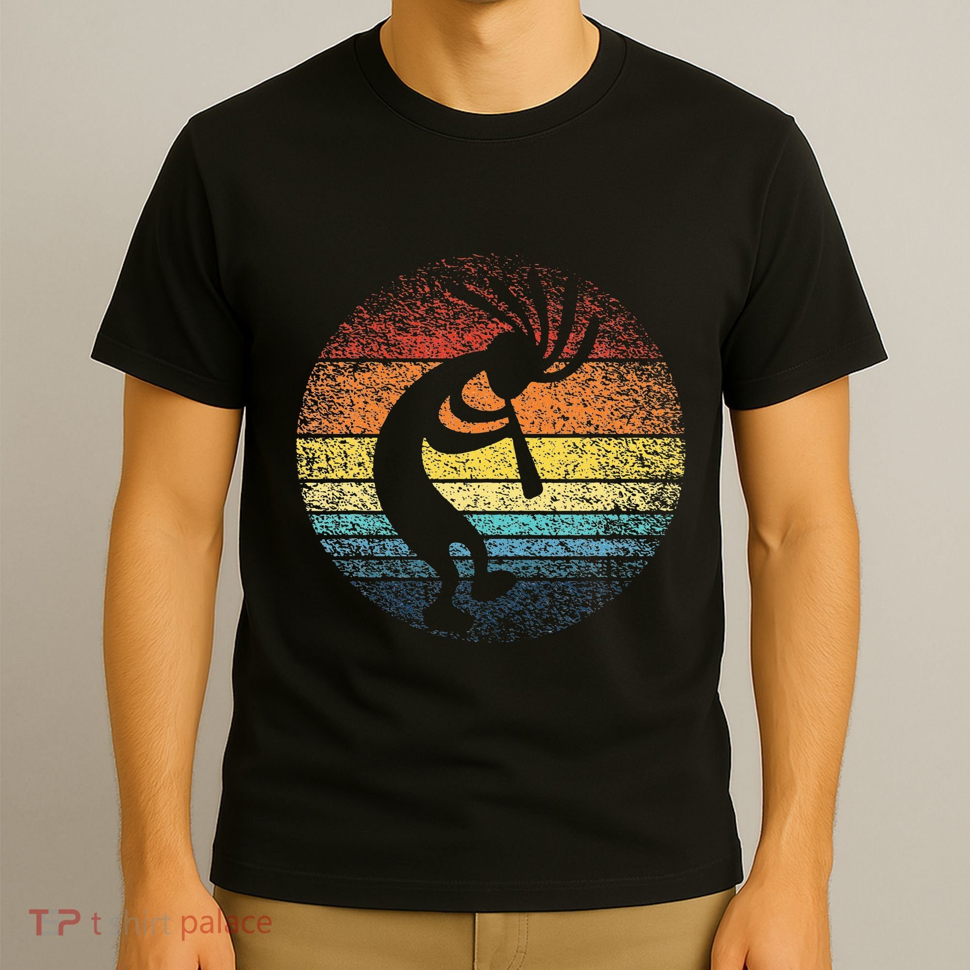 Dancing Kokopelli Southwestern USA Native American Symbol T-Shirt