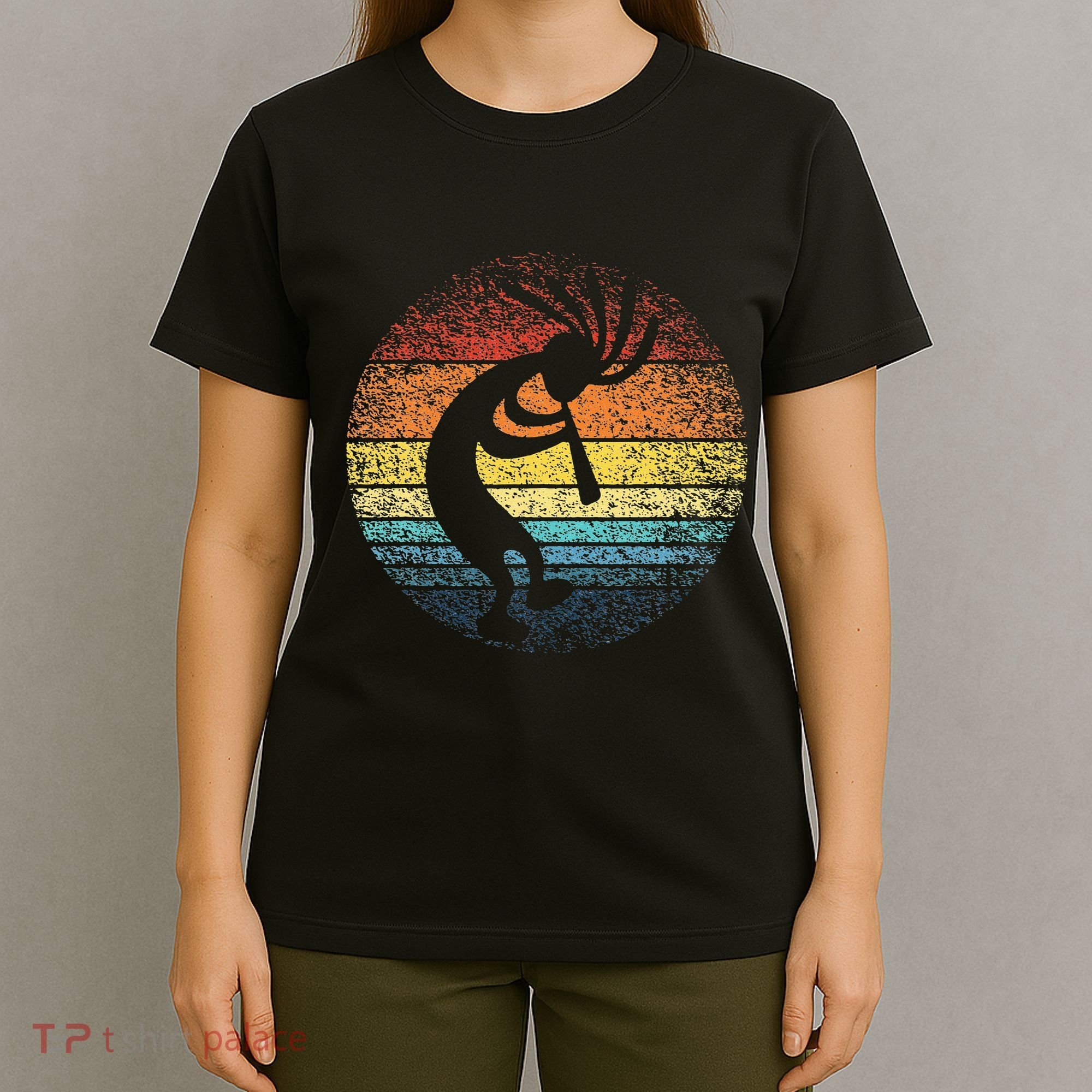 Dancing Kokopelli Southwestern USA Native American Symbol T-Shirt