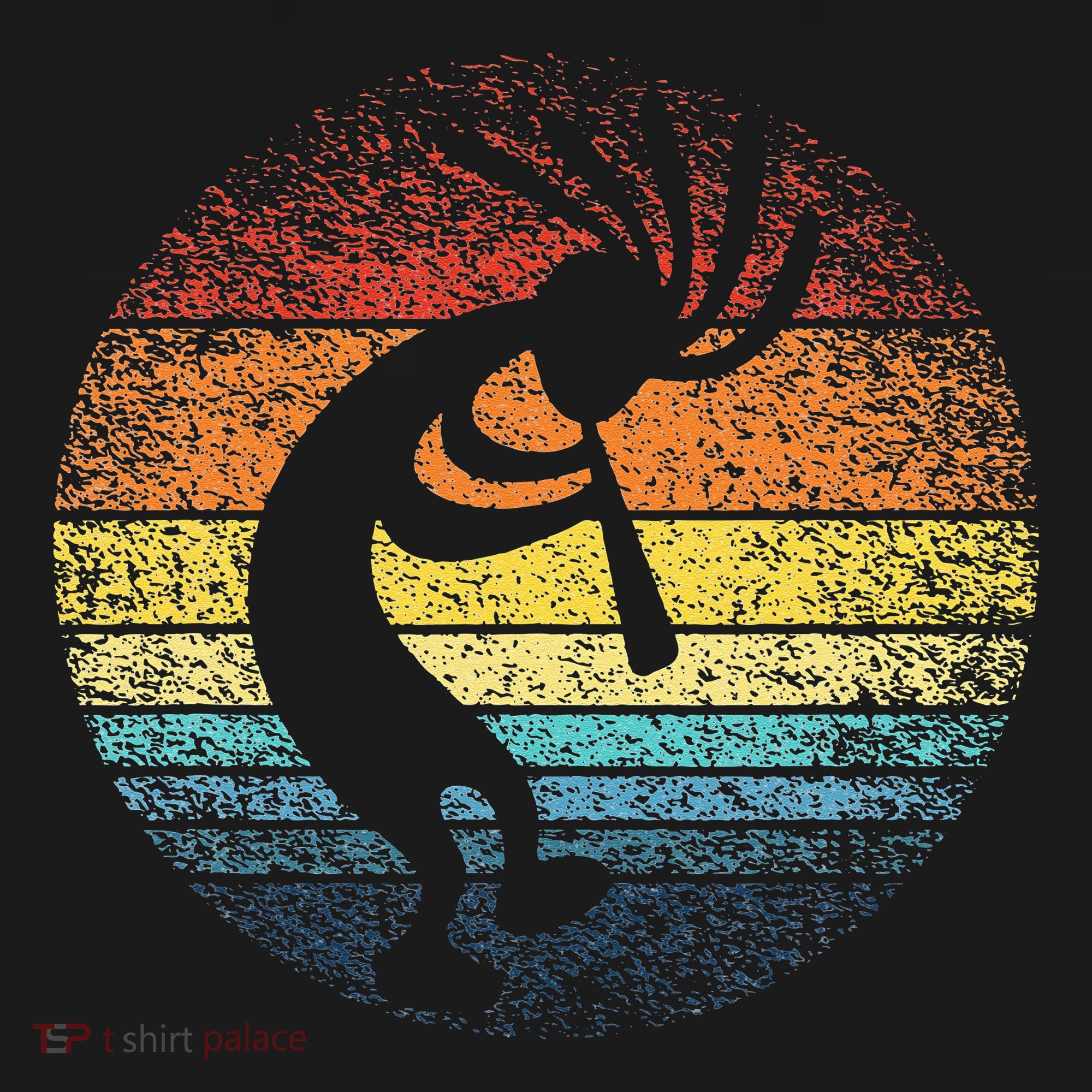 Dancing Kokopelli Southwestern USA Native American Symbol Women's Hoodie