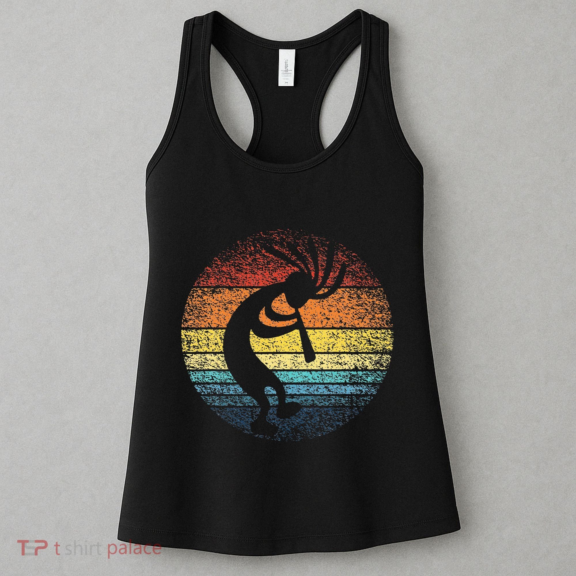 Dancing Kokopelli Southwestern USA Native American Symbol Women's Tank Top