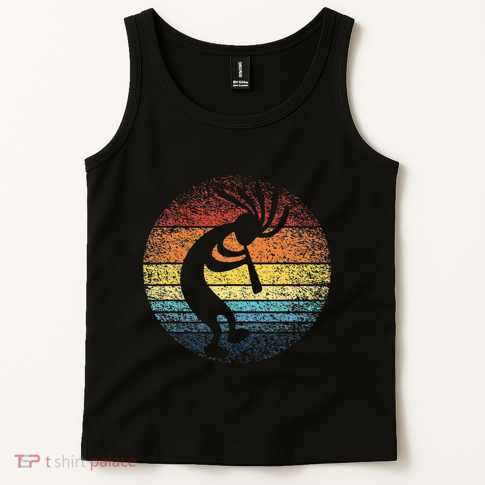 Dancing Kokopelli Southwestern USA Native American Symbol Tank Top