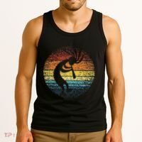 Dancing Kokopelli Southwestern USA Native American Symbol Tank Top thumb 3
