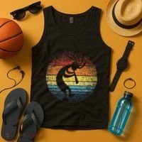Dancing Kokopelli Southwestern USA Native American Symbol Tank Top thumb 4