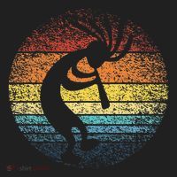Dancing Kokopelli Southwestern USA Native American Symbol Golf Towel thumb 3