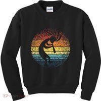 Dancing Kokopelli Southwestern USA Native American Symbol Kids Sweatshirt thumb 0