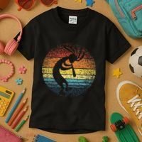 Dancing Kokopelli Southwestern USA Native American Symbol Kids T-Shirt thumb 3