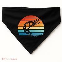 Dancing Kokopelli Southwestern USA Native American Symbol USA-Made Doggie Bandana thumb 0