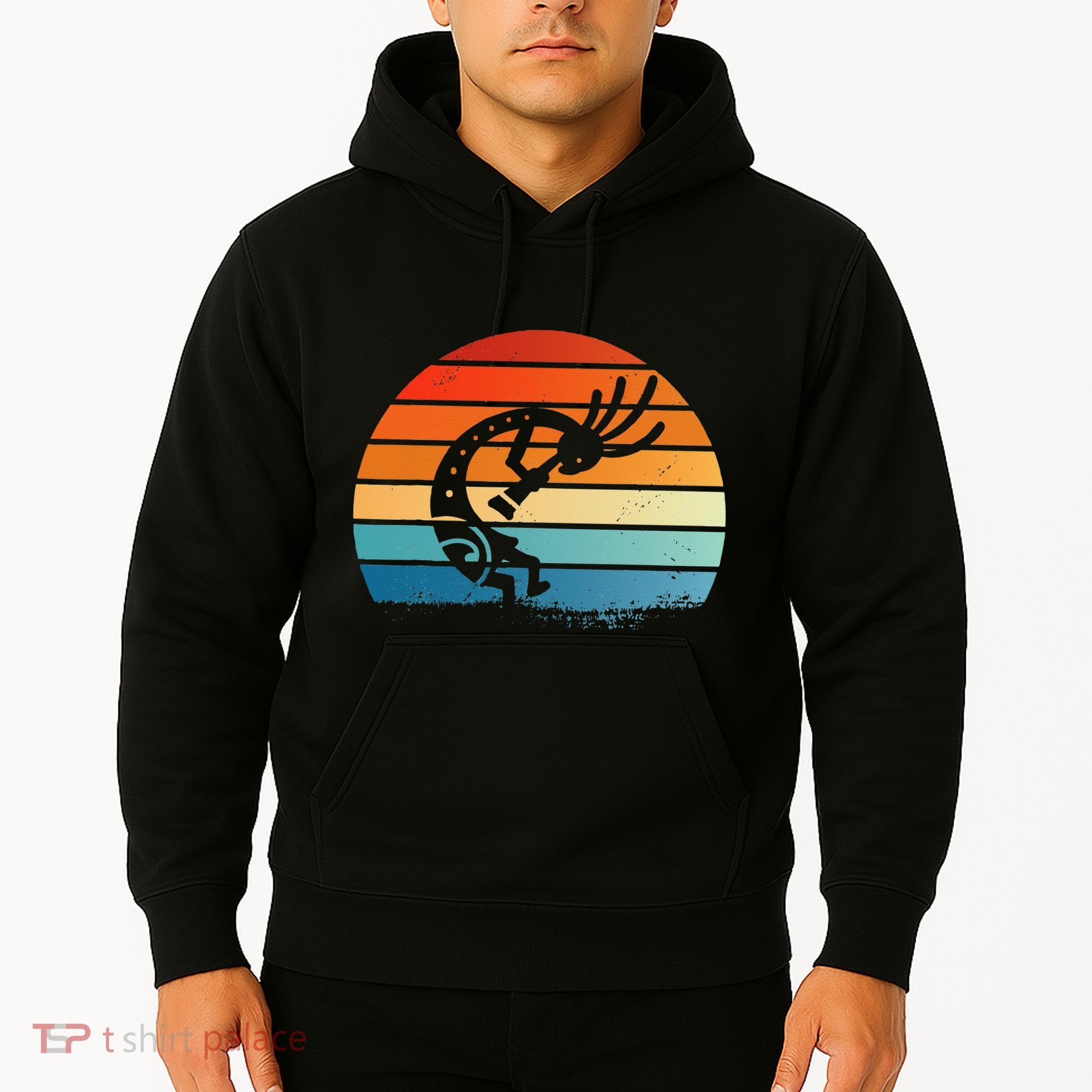 Dancing Kokopelli Southwestern USA Native American Symbol Hoodie