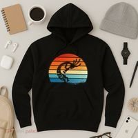 Dancing Kokopelli Southwestern USA Native American Symbol Hoodie thumb 3