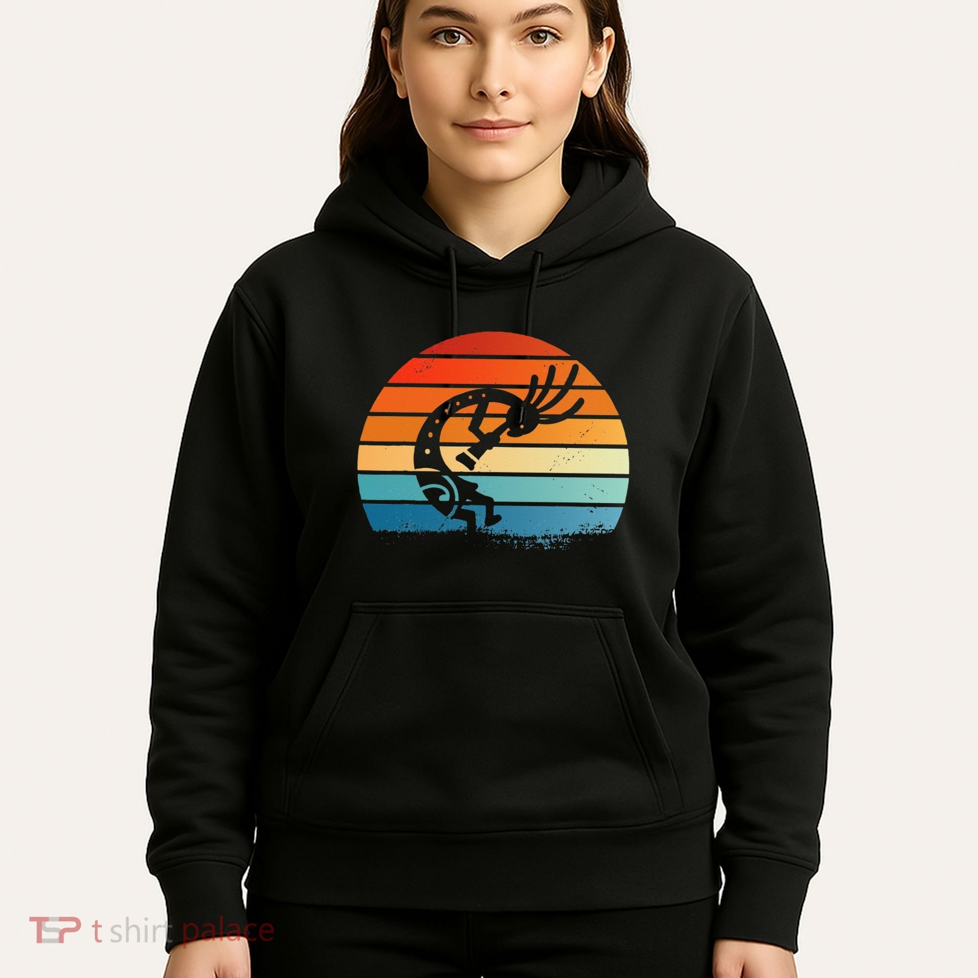 Dancing Kokopelli Southwestern USA Native American Symbol Hoodie