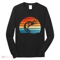 Dancing Kokopelli Southwestern USA Native American Symbol Long Sleeve Shirt thumb 0