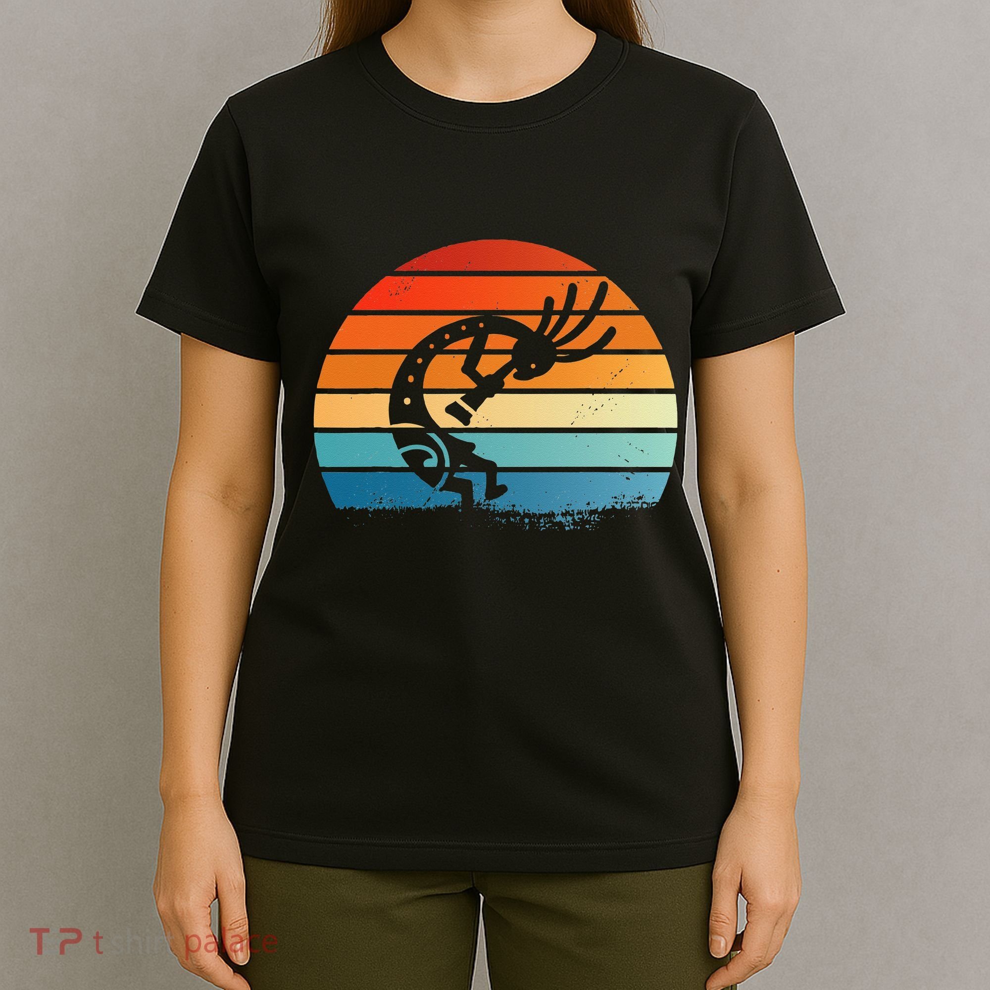 Dancing Kokopelli Southwestern USA Native American Symbol T-Shirt