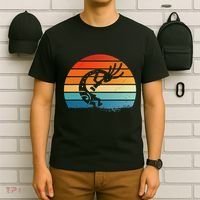Dancing Kokopelli Southwestern USA Native American Symbol T-Shirt thumb 6