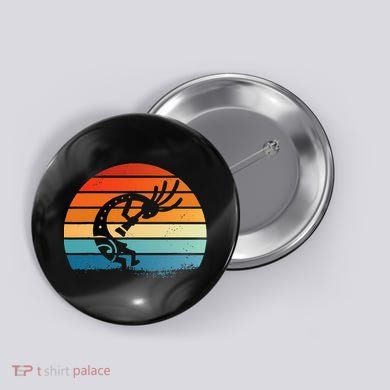 Dancing Kokopelli Southwestern USA Native American Symbol Button