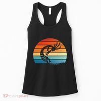 Dancing Kokopelli Southwestern USA Native American Symbol Women's Tank Top thumb 0