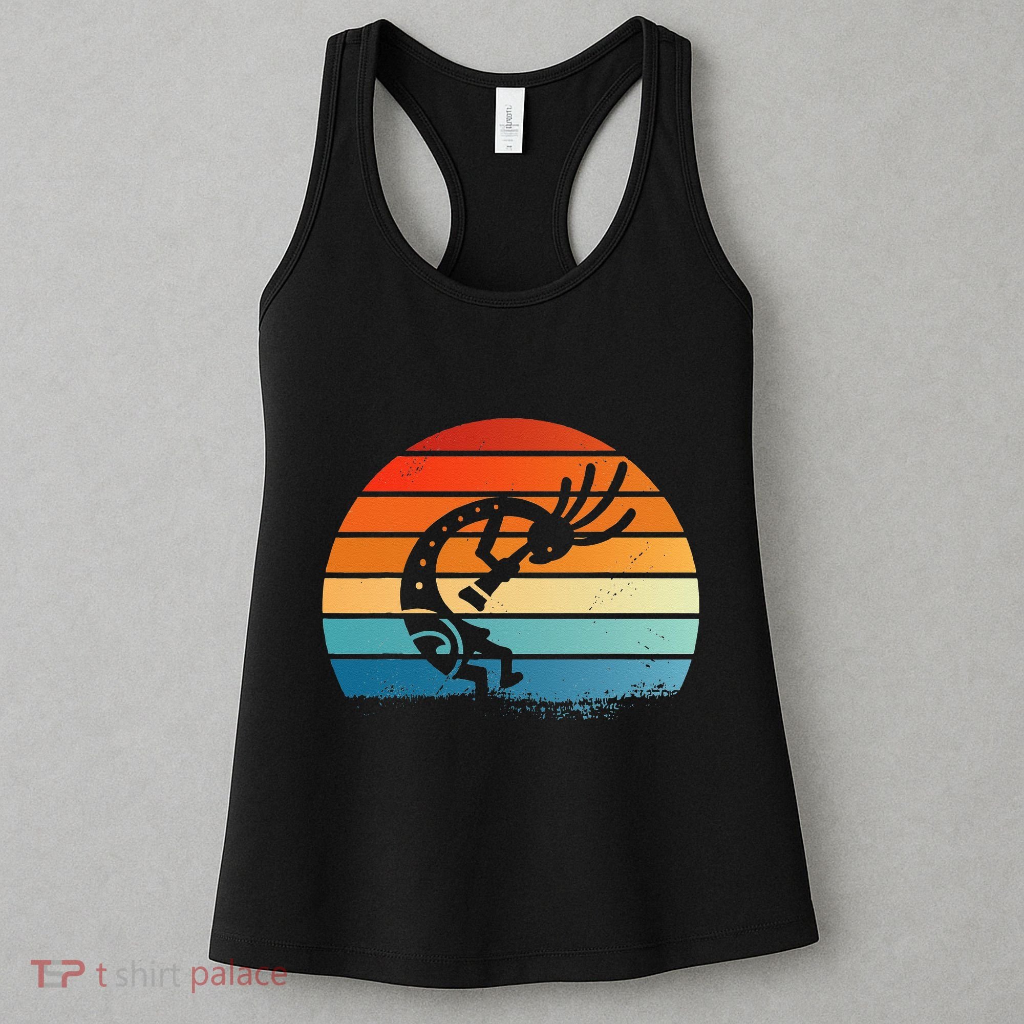 Dancing Kokopelli Southwestern USA Native American Symbol Women's Tank Top