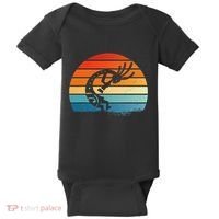 Dancing Kokopelli Southwestern USA Native American Symbol Baby Bodysuit thumb 0