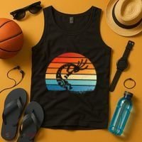 Dancing Kokopelli Southwestern USA Native American Symbol Tank Top thumb 4