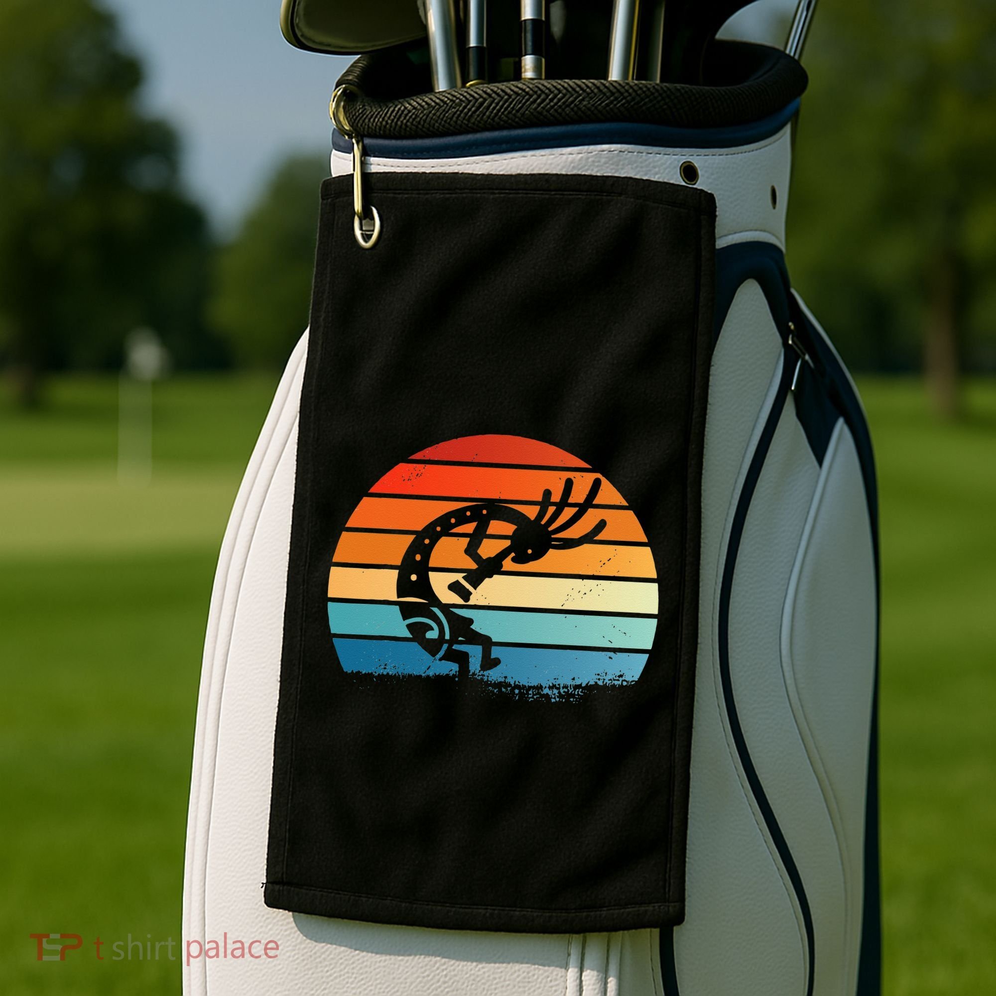 Dancing Kokopelli Southwestern USA Native American Symbol Golf Towel