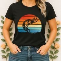 Dancing Kokopelli Southwestern USA Native American Symbol Women's T-Shirt thumb 2