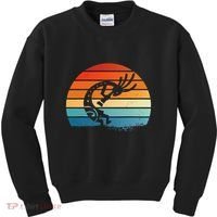 Dancing Kokopelli Southwestern USA Native American Symbol Kids Sweatshirt thumb 0