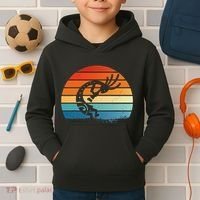 Dancing Kokopelli Southwestern USA Native American Symbol Kids Hoodie thumb 2
