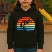 Dancing Kokopelli Southwestern USA Native American Symbol Kids Hoodie thumb 3