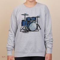 Drum Kit Sketch Music Women's Sweatshirt thumb 0