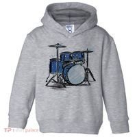 Drum Kit Sketch Music Toddler Hoodie thumb 0