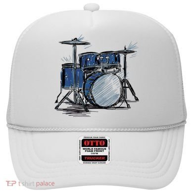 Drum Kit Sketch Music Hat