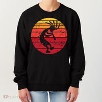 Dancing Kokopelli Southwestern Usa Native American Symbol Gift Women's Sweatshirt thumb 0
