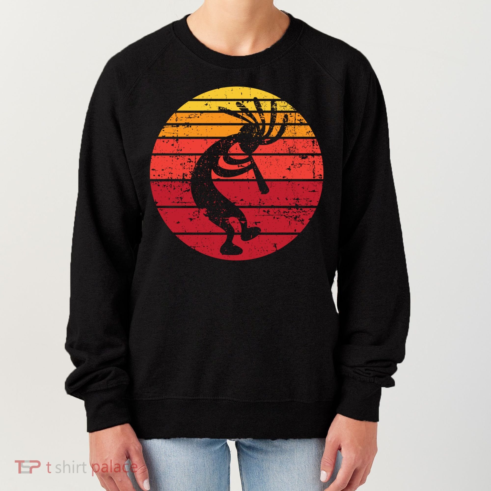 Dancing Kokopelli Southwestern Usa Native American Symbol Gift Women's Sweatshirt
