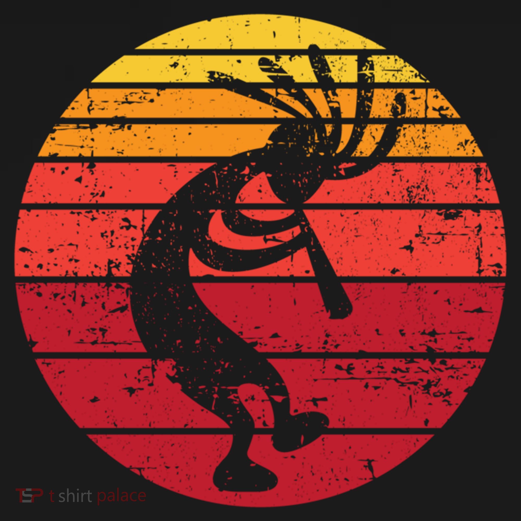 Dancing Kokopelli Southwestern Usa Native American Symbol Gift USA-Made Doggie Bandana
