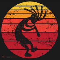 Dancing Kokopelli Southwestern Usa Native American Symbol Gift Women's Hoodie thumb 2