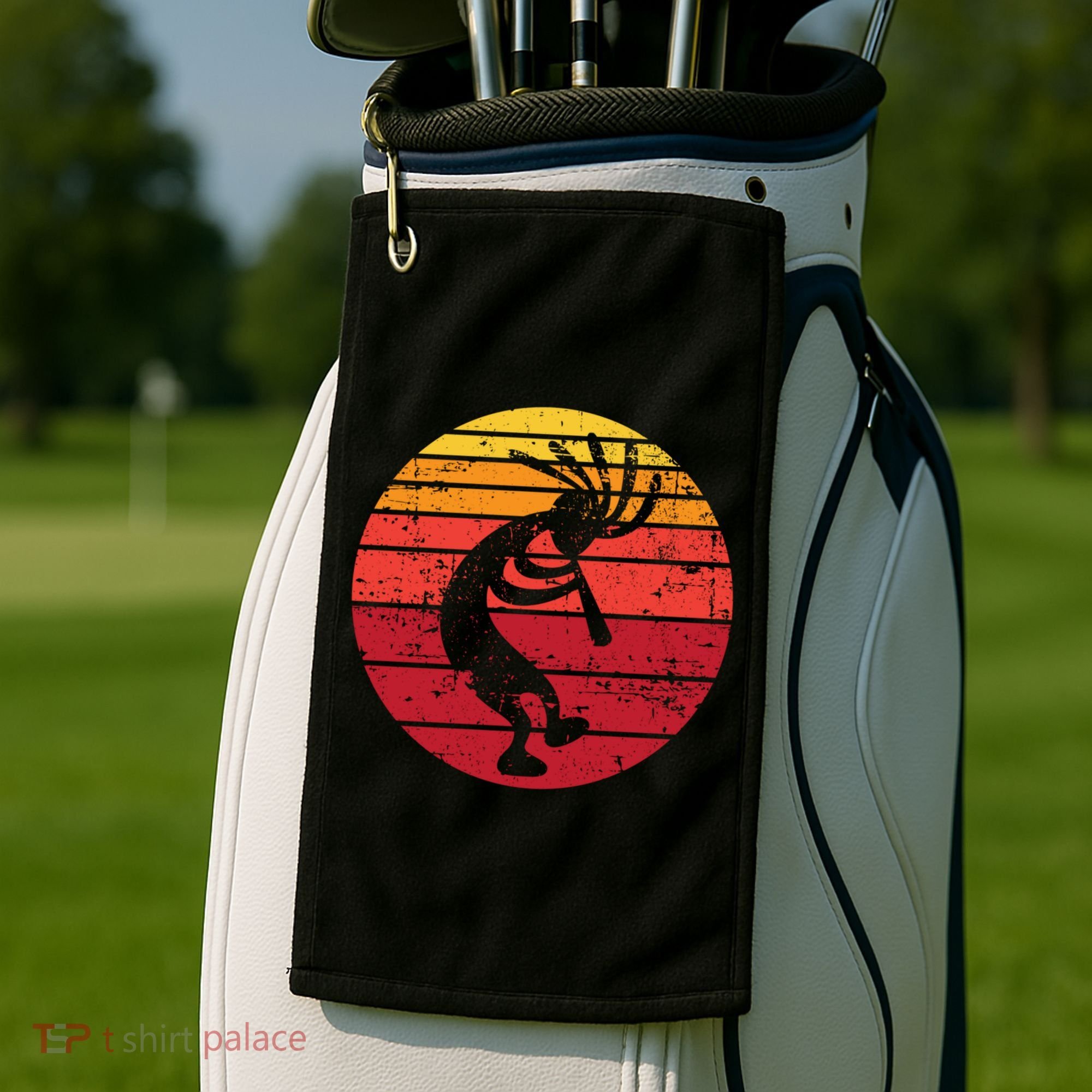Dancing Kokopelli Southwestern Usa Native American Symbol Gift Golf Towel