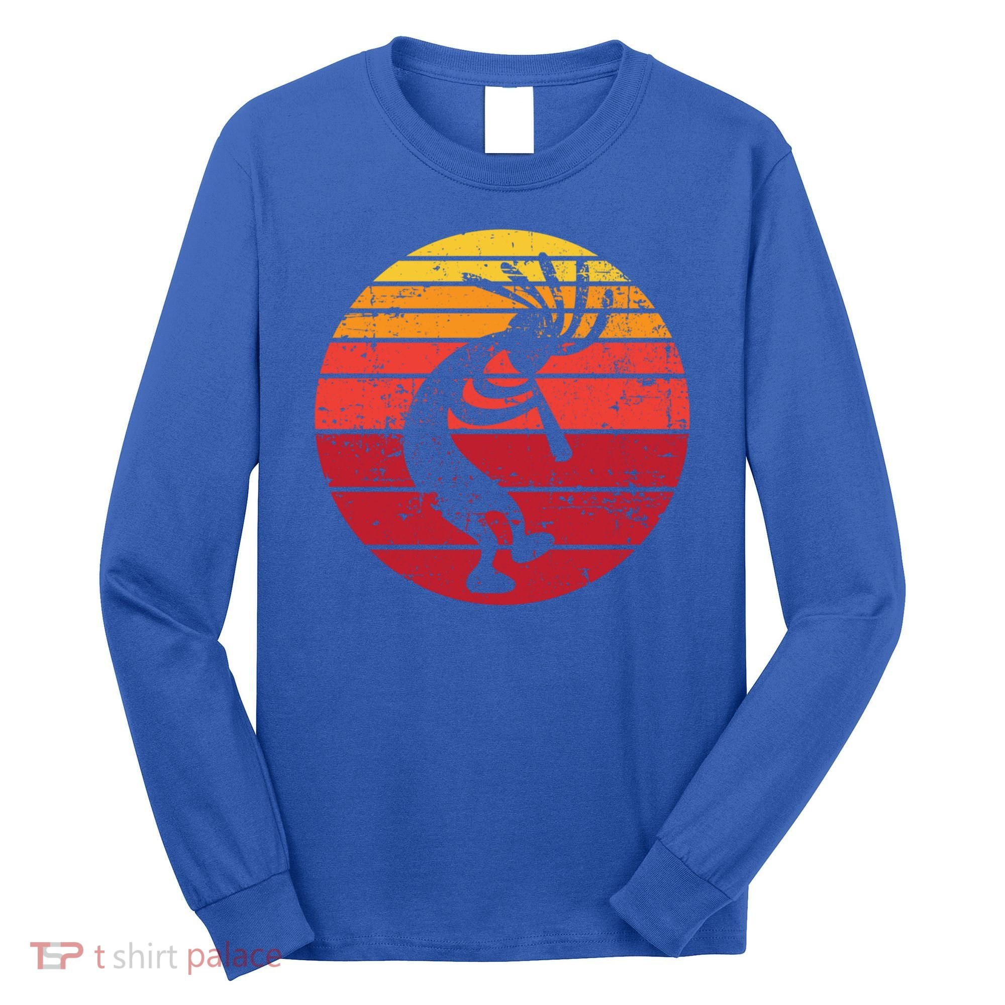 Dancing Kokopelli Southwestern Usa Native American Symbol Gift Long Sleeve Shirt